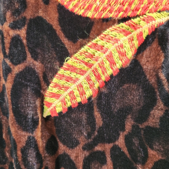 $528 Johnny Was Isabella Velvet Bishop Sleeve Kimono Coat Size XL - Picture 9 of 14